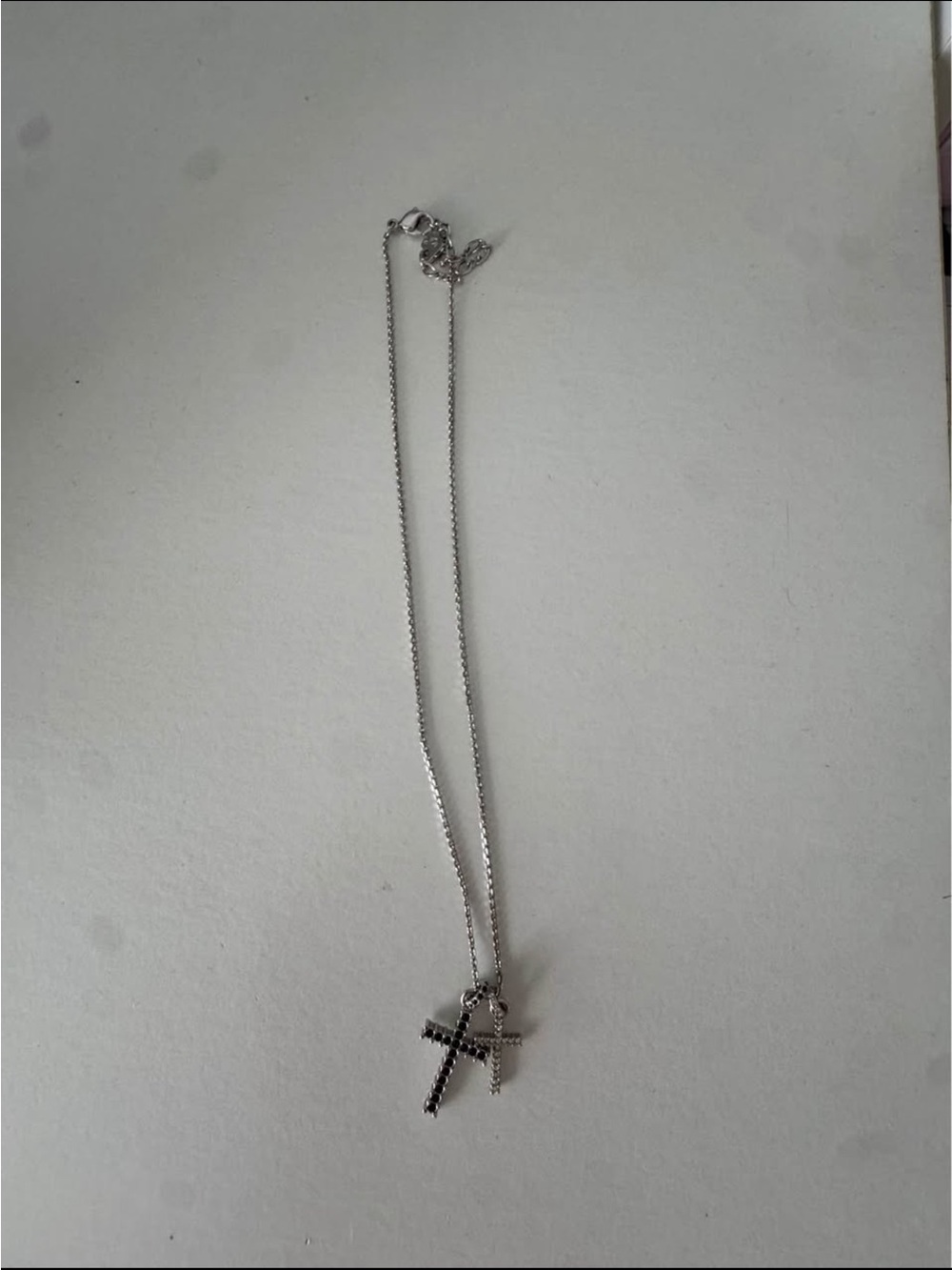 Swarovski cross necklace